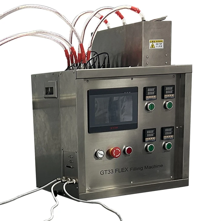 Fully Automatic Single/Dual Flavor CBD/THC/HHC Oil Filling Machine For Disposable Vape Pen And Pre-rolls