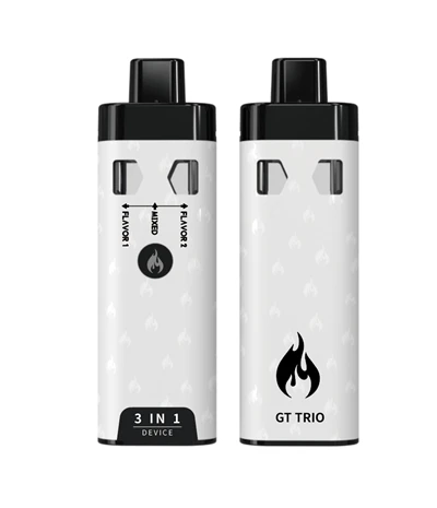 Perangkat Vape Sekali Pakai Rasa Ganda Berkualitas Baik Untuk 1ml+1ml / 2ml+2ml CBD/THC/HHC